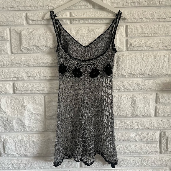 Hand crocheted bikini coverup - Picture 3 of 3